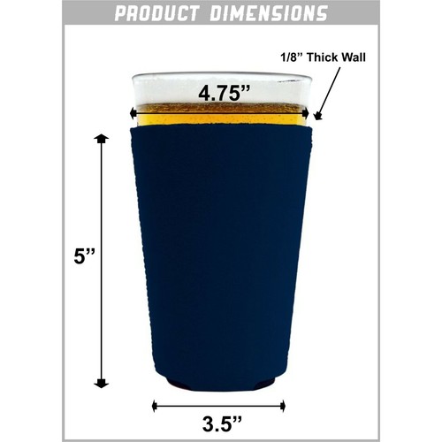 Send It Pint Glass Coolie; Neoprene, Collapsible - Picture 18 of 18