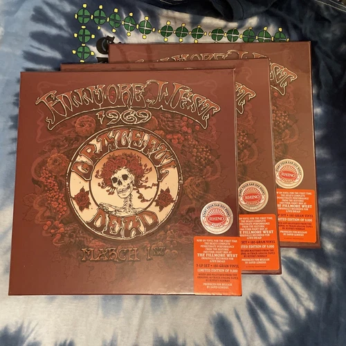 GRATEFUL DEAD Filmore West 1969  3LP 180G  VINYL BOX SET NEW & SEALED March 1st