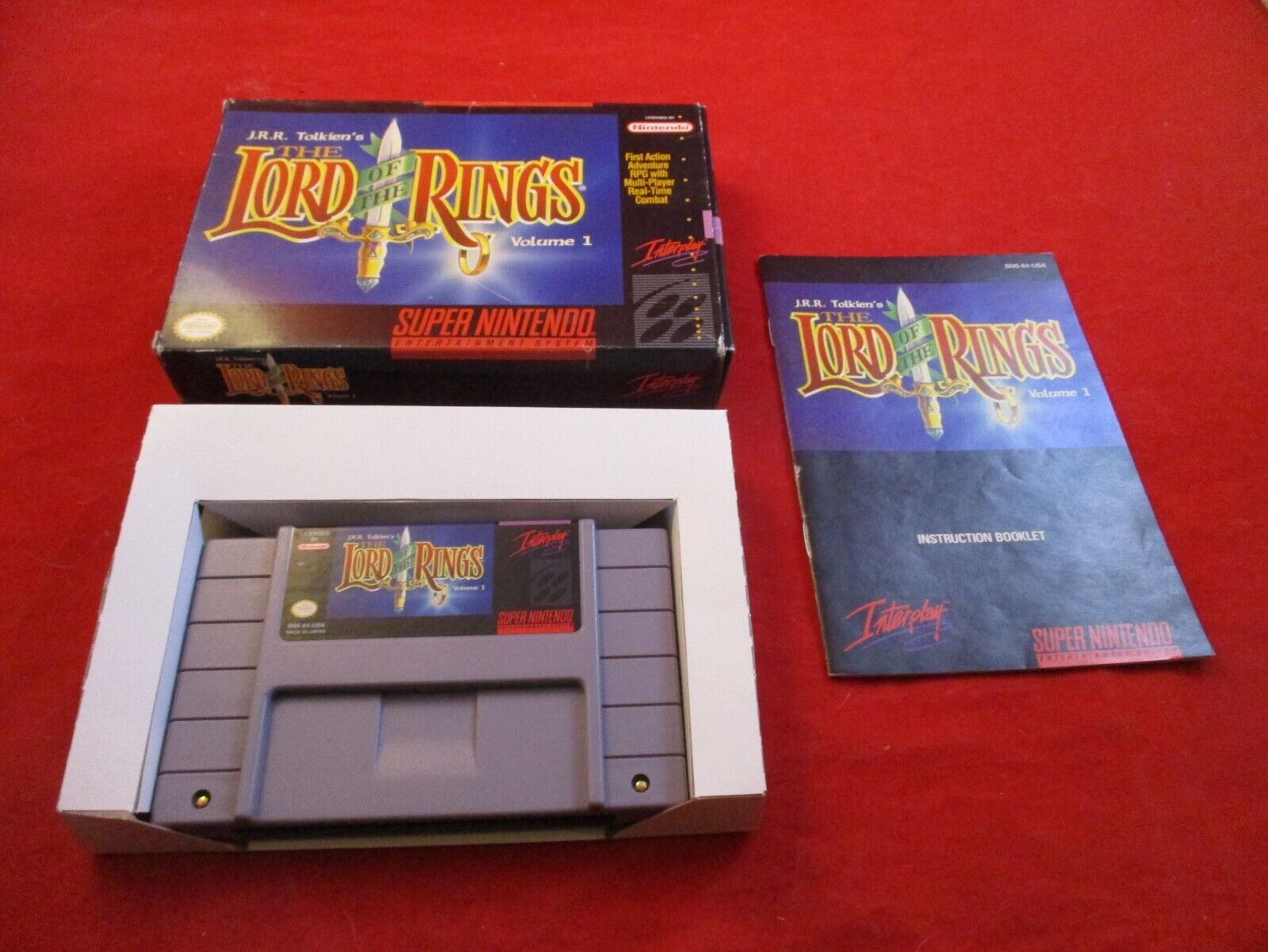 Wees tevreden draaipunt Artiest J.R.R. Tolkien's The Lord of the Rings Vol. 1 Super Nintendo SNES COMPLETE w/Box 40421820085 | eBay Wees tevreden draaipunt Artiest J.R.R. Tolkien's The Lord of the Rings Vol. 1 Super Nintendo SNES COMPLETE w/Box 40421820085 | eBay