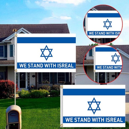 NEU WE STAND WITH ISRAEL, FLAGGE 3x5 ft.8 - Bild 2 von 13