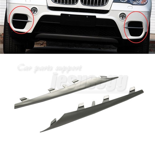 Left  and Right Front Bumper Lateral Grille Trim Molding For BMW x5 E70 11-2014 - Picture 1 of 5