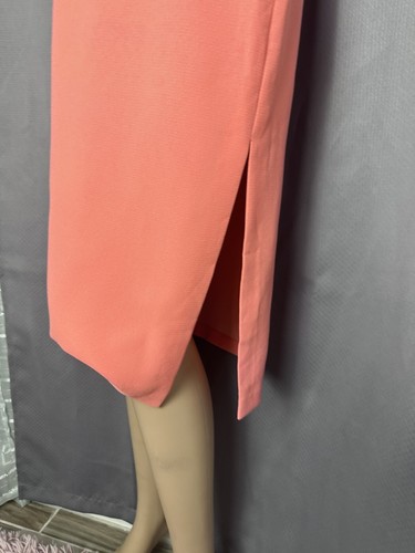 Neu BCBG Generation Midi-Etuikleid T-Back tailliert Seitenschlitz Größe 0 108 $ - Bild 4 von 12