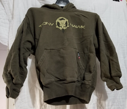 Vintage Tony Hawk Hoodie Bird Skull Rare Birdskull Y2K 90s Skate Sz. s Boys 8 - Picture 1 of 4