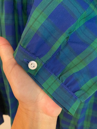 Eleanor Rose Blue/Green Plaid Christmas Holiday Dress WITH HAIR BOW sz. 14-16 - Bild 5 von 8