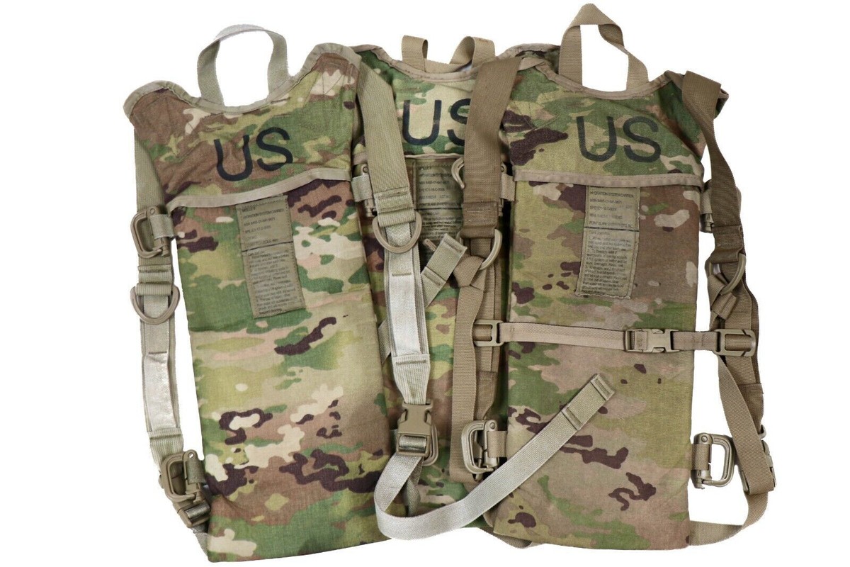 US Army OCP Multicam Molle Hydration System Carrier Water