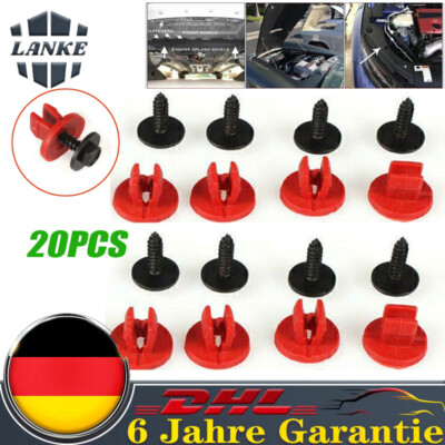 20PCS Befestigung Clips Unterfahrschutz Motorschutz Unterboden Für Ford Volvo