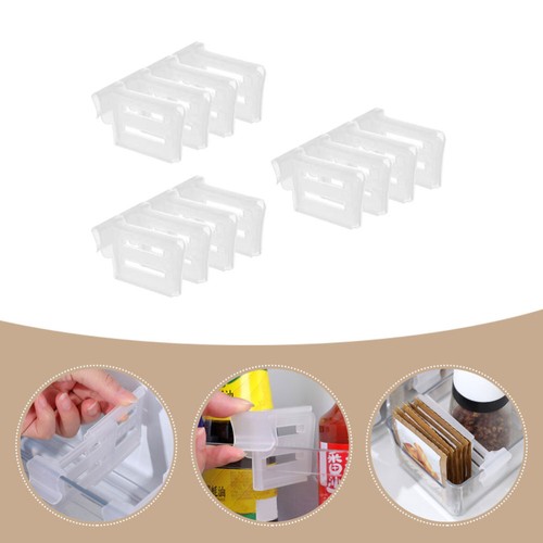 12 Pcs Trenngewürz Plastik -Gefrierschrankteiler Kühlschrankteiler Für Türen - Bild 5 von 12