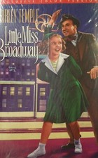 Shirley Temple Little Miss Broadway VHS Colorized Clamshell New Sealed 1995 