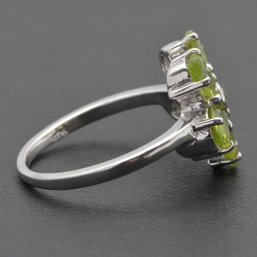 Oval Cut Natural Gemstone 925 Sterling Silver Floral Ring Fine Jewelry - Picture 11 of 18