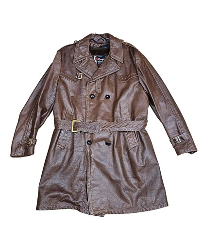 Vintage All Weather Trench Coat By Campus Water Repellent