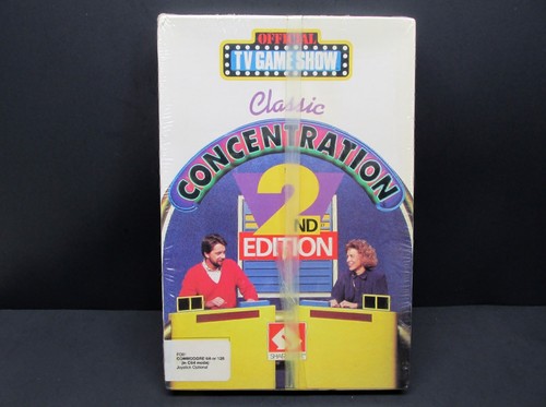 Classic Concentration: 2nd Ed., Commodore 64 / 128, Disk, Share Date 1987, New - Picture 1 of 7