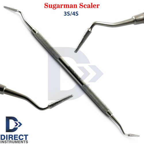 2Pcs Dental Bone Files Sugarman Miller Bone-Filler Perio Interproximal Tissue CE - Picture 2 of 3