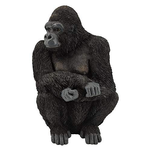 Realistic Large Gorilla Statue Detailed Resin Indoor Outdoor Garden Ornament - Picture 10 of 14