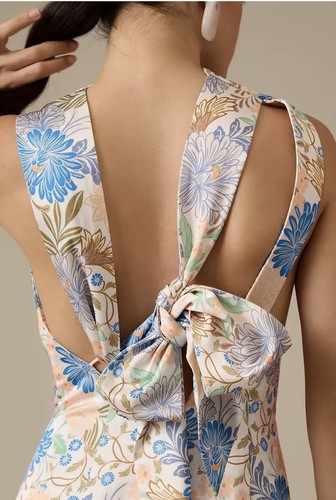 ANTHROPOLOGIE Significant Other 6 Lana Tie-Back Jumpsuit NWT (4-4) - Picture 4 of 9