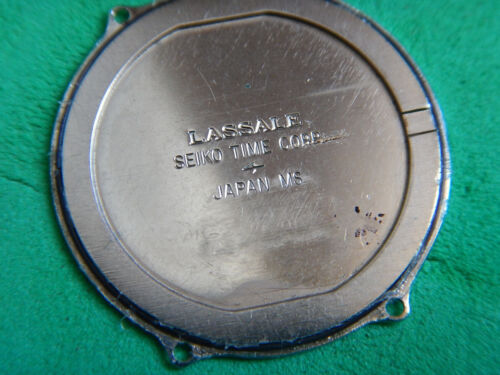 SEIKO LASSALE BOÎTIER CASE + BACK + DIAL + HANDS + SCREW NO BUCKLE NO MOVEMENT - Foto 6 di 8