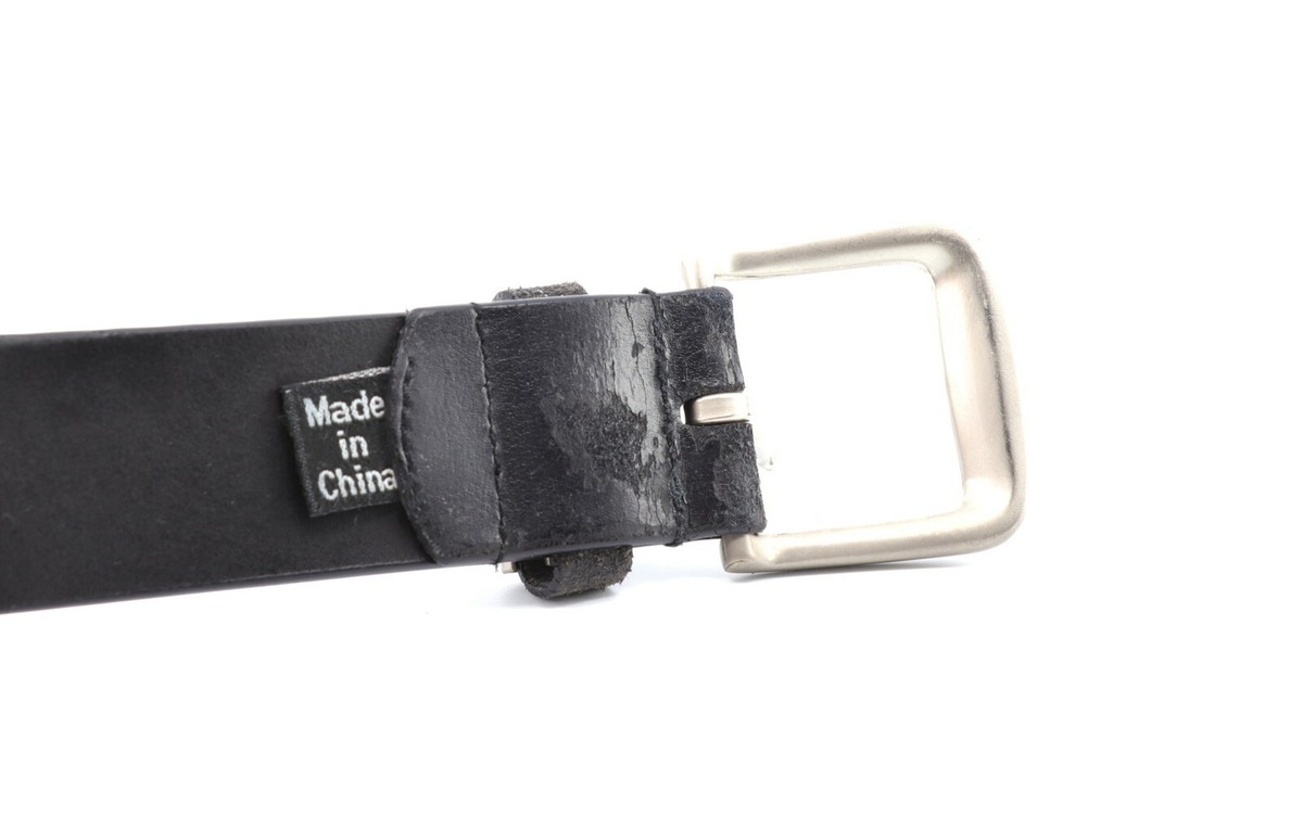 Spell Lei Lei Leather Belt L.E.I. Black Genuine Leather Belt Size M/L | eBay main image 3