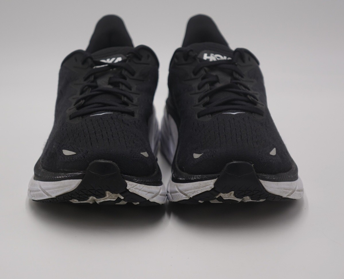Size 9.5 2E - Hoka One One Clifton 8 Black White | eBay
