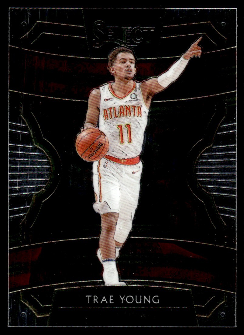 2019-20 Panini Select Concourse Trae Young Atlanta Hawks #33