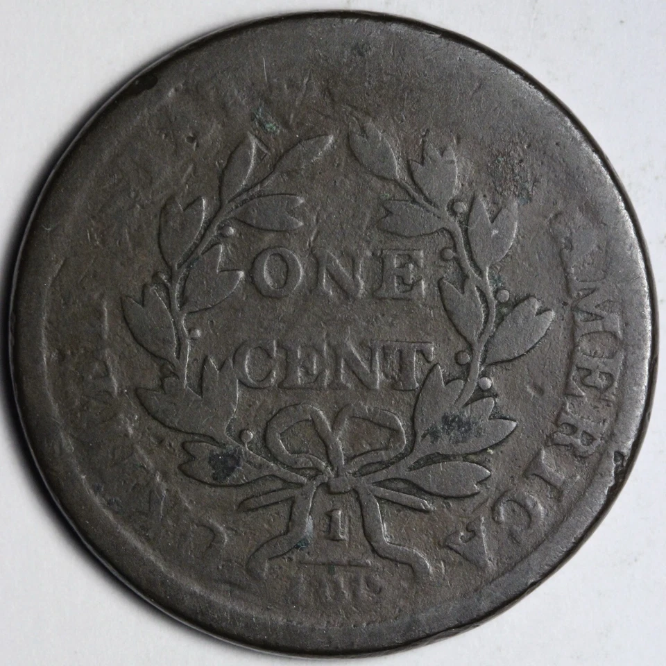 Busto drapeado 1805 centavo grande BOM+ E189 KMT - Imagem 2 de 2