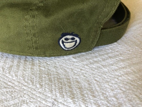 Life Is Good Boys Olive Green Football Themed Baseball Cap Sz M/L (5-10). NWOT  - Picture 4 of 9