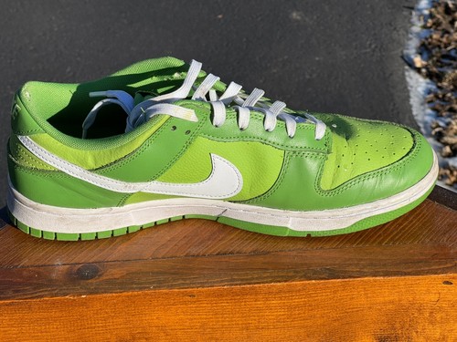 Nike Dunk Low Chlorophyll Green Mens sz 11 DJ6188-300 Vivid Apple Green Kermit - Picture 4 of 6