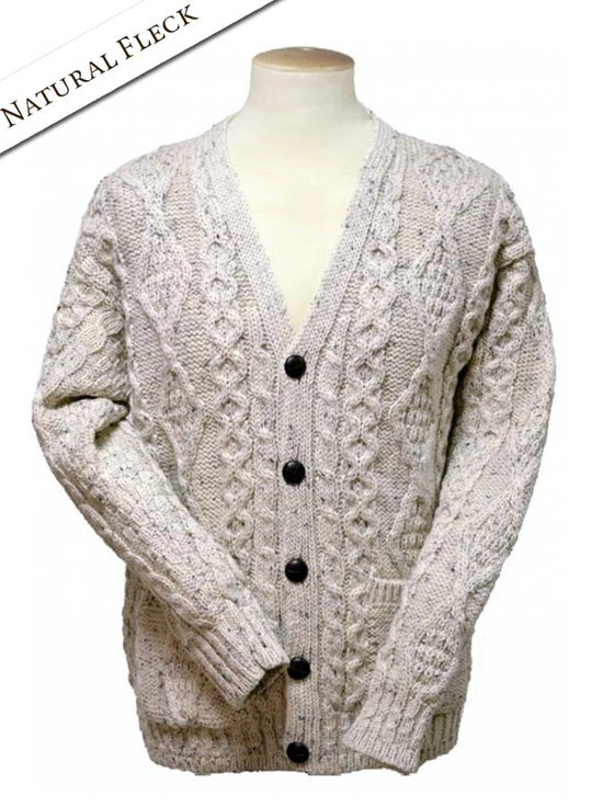 Cream aran cardigan cheap