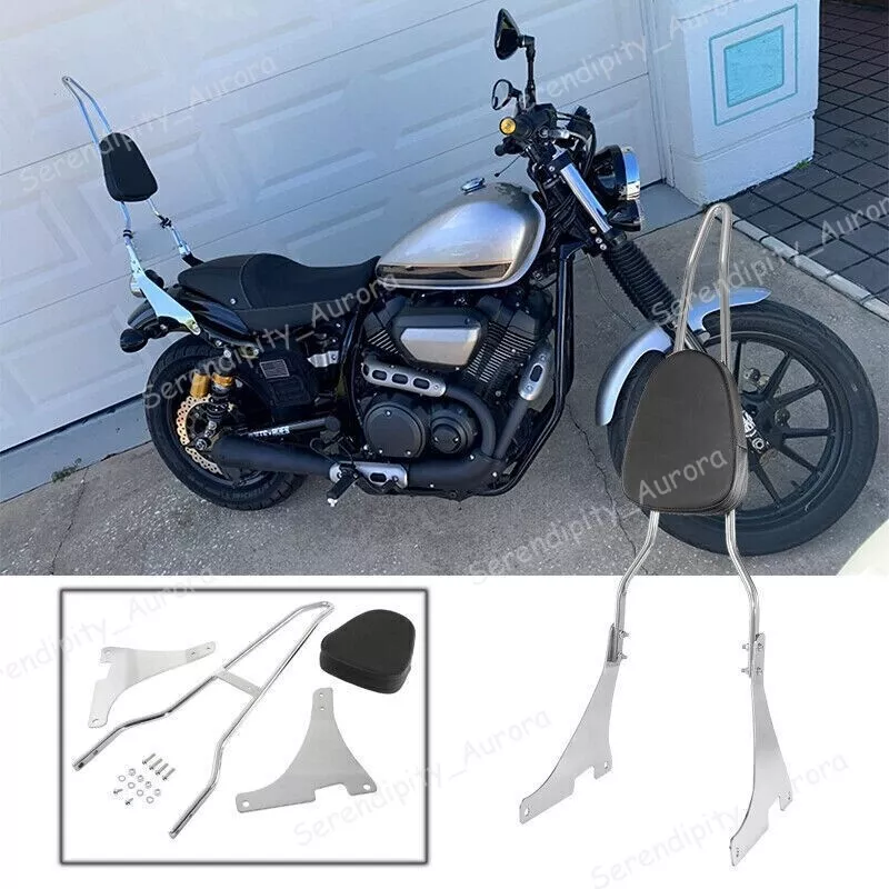 Passenger Backrest Sissy Bar Pad for Suzuki Intruder Volusia VS VL