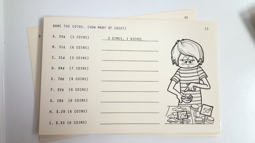 Juego educativo de tarjetas de tarea Money Matters de The Wise Owl nivel elemental - Imagen 5 de 8
