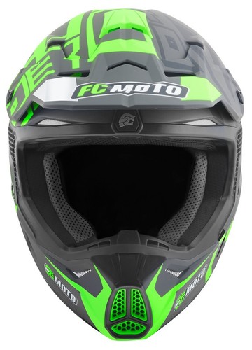 LIQUIDACIÓN CASCO MOTOCROSS/ENDURO FC-MOTO MERKUR FLEX NUEVO TALLA XXL (63-64CM) - Imagen 7 de 9