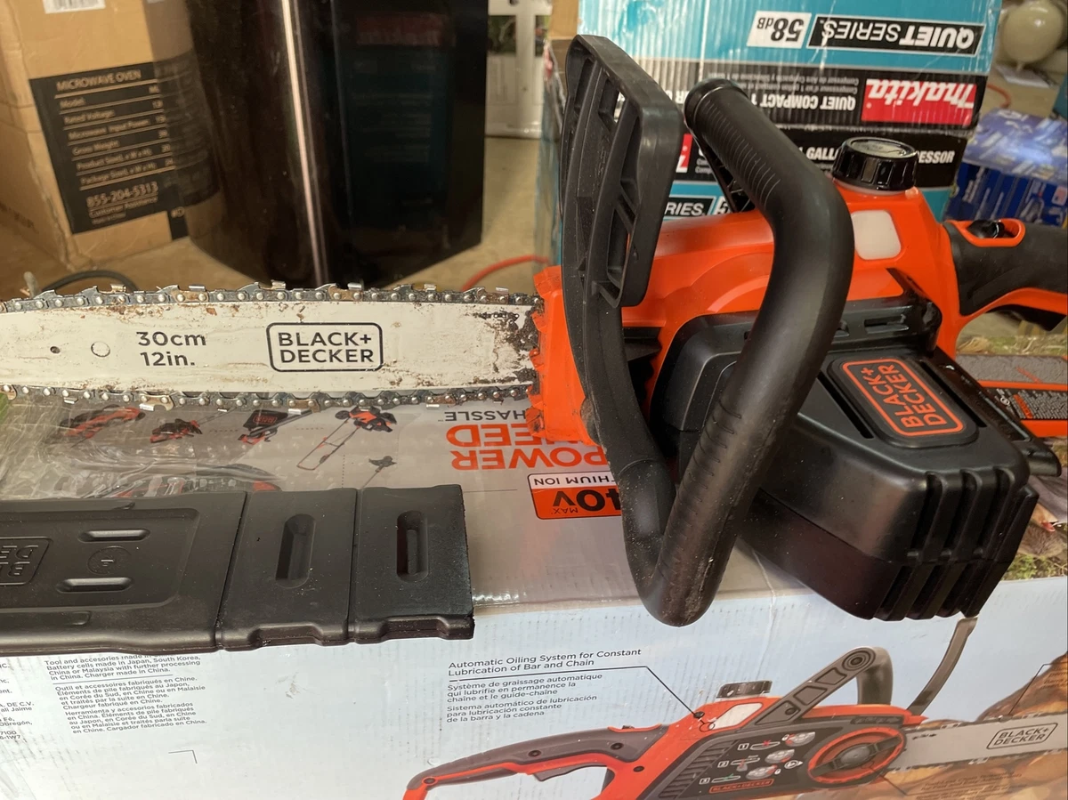 BLACK DECKER LCS1240B 40V MAX 12 Inch Lithium Ion Chainsaw Tool Only