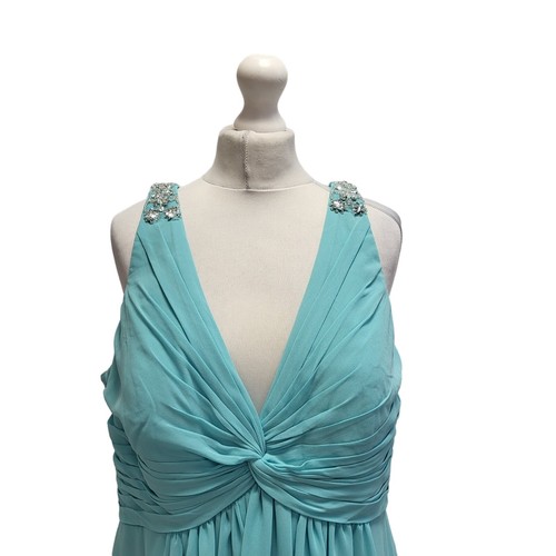D'Zage Glacier Jewelled Strap Bridesmaid Dress BNWT Womens UK Size 14 DD76 - Picture 3 of 6