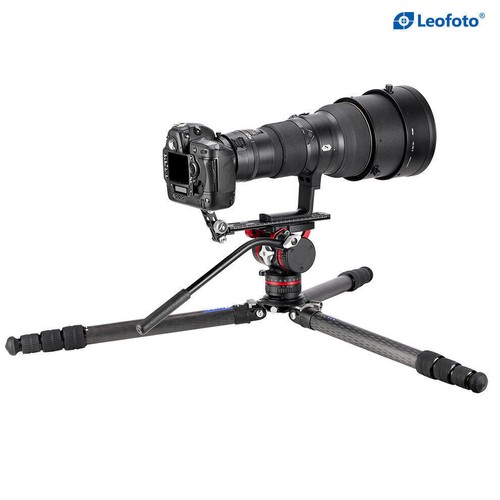Leofoto LM-364C Carbon Fiber Tripod with Video Bowl and Case for Camera s - Picture 7 of 8