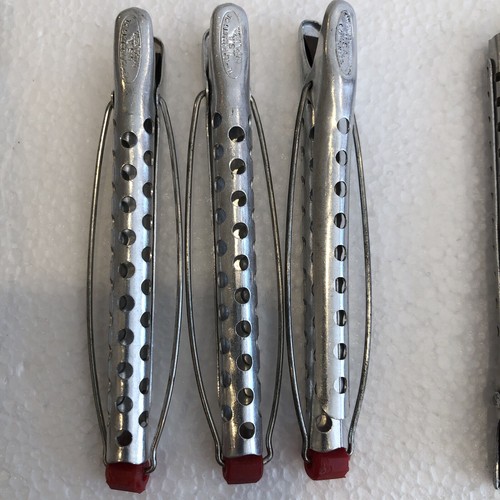Vintage Aluminum Hair Curlers Survivors from MidCentury 2”-4” - Picture 3 of 7