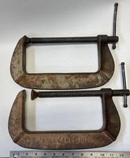 Vintage USA Made 8" C-Clamp Brink & Cotton No. 148 Malleable Iron