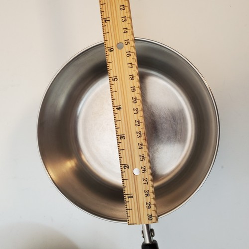 VTG Revere Ware 1801 6 PC Set 2 Pots 1 Sauté Pan 3 Lids 1QT 1.5QT 8" Copper - Picture 14 of 20