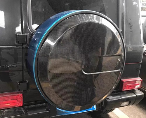 FOR Mercedes Benz Big G W463 W464 G55 G63 G65 AMG carbon fiber spare tire cover - Picture 2 of 8