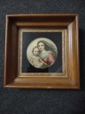 Sistine Madonna Child by Raphael C+A Richards Boston Mass Framed Mini picture