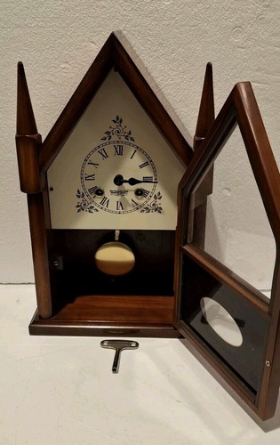 Vintage New England Clock Co. Steeple Manteluhr mit Hermle Uhrwerk 131-080 - Bild 2 von 7