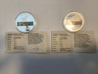 2 -History of Early Us Currency Commemorative Proof Coin American Mint $1 & $100