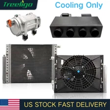 12V Underdash Cooling Air Conditioner Car Electric A/C Unit Compressor Universal