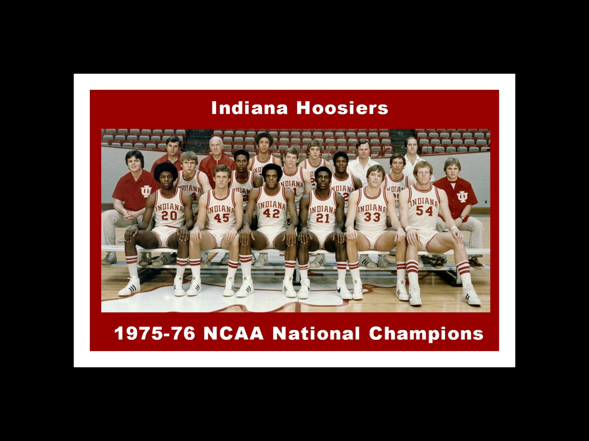 1975 1976 Indiana Basketball Team