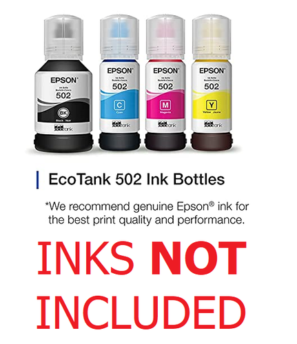 Epson EcoTank ET-2850 White Wireless Color All-in-One Printer™ - Picture 2 of 5