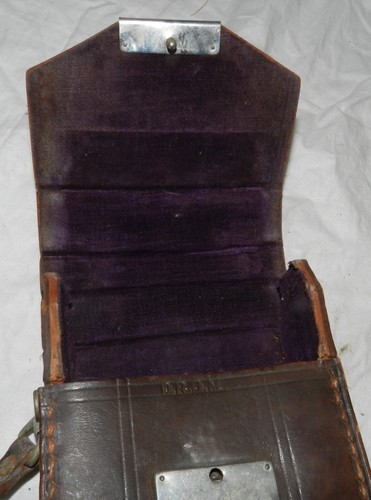 Vintage Leather case for folding Camera - Marked Harim - Picture 6 of 7