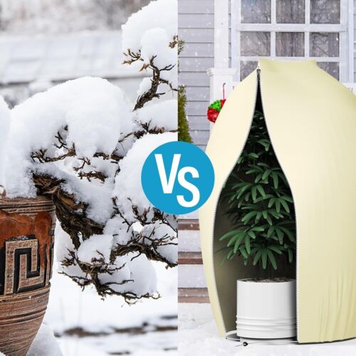 47X71 in Plant Covers with zipFreeze with Drawstring for Winter Frost Protection - Picture 6 of 6
