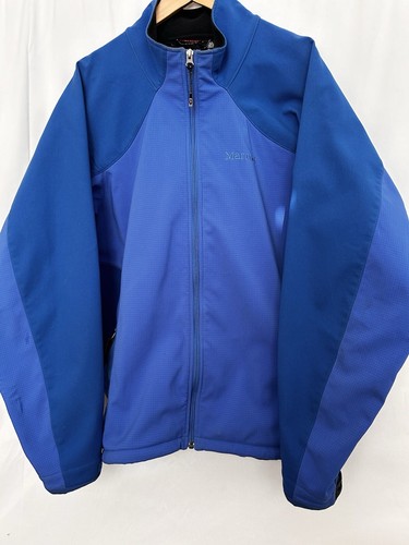 Marmot Windstopper Softshell Blue Jacket Men’s Size XL MSRP $150 EUC