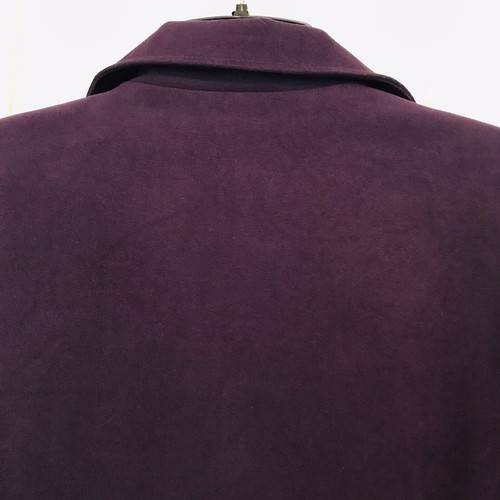 Counterparts Vintage Damen Größe 10 Lila Reißverschluss Gefüttert Seite Elastisch Blazer - Bild 6 von 11
