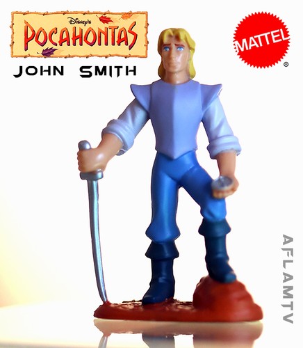 Figura Pocahontas John Smith Figura Mattel Rara De Colección Disney - Imagen 1 de 3