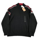 Black Cardigan Sweaters Weatherproof for Men