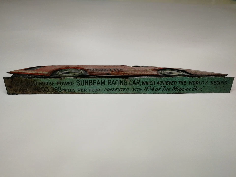 SUNBEAM 1000HP LAND SPEED RECORD - LATTA PIATTO /FLAT SHEET METAL - Immagine 4 di 4