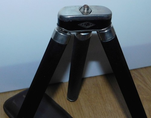 Teleskop Stativ Susis + Tasche Teildefekt mini Dreibein Schwarz Chrom - Bild 3 von 3